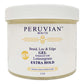 Peruvian White braid, loc & edge gel jar close-up, enhanced with lemongrass, extra hold