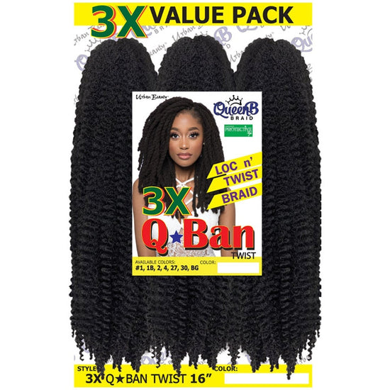 Synthetic Queen B 3X Q-Ban Twist Color 