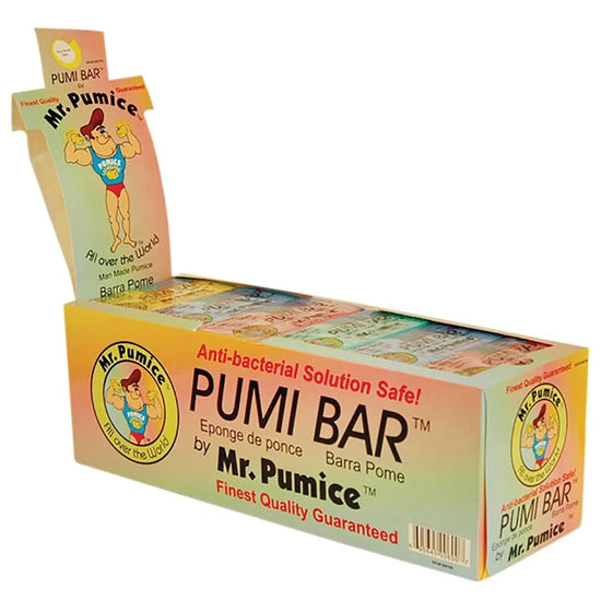 Mr. Pumice Pumi Bar Display Assorted Colors 24 Piece by Mr. Pumice