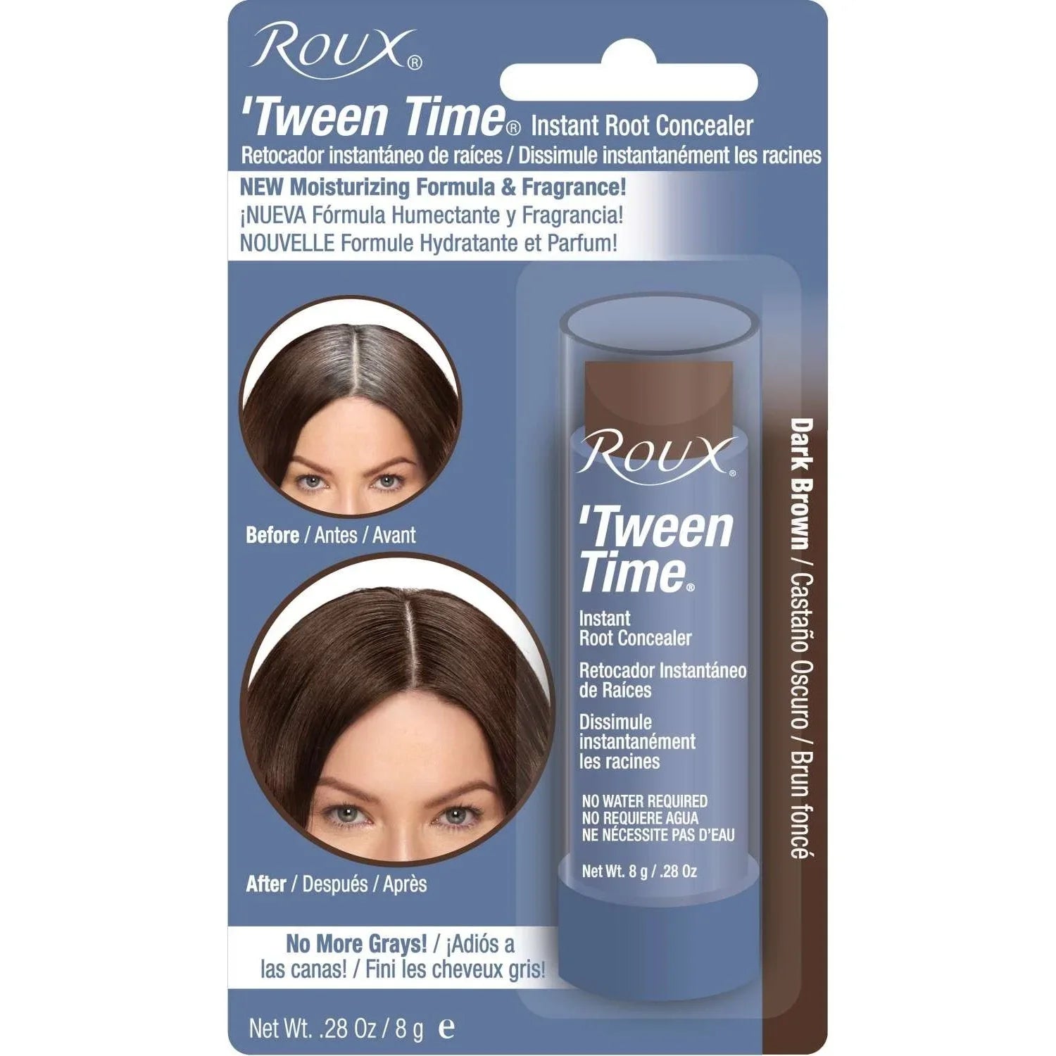 Roux Tween Time Instant Root Concealer Dark Brown .28 Oz by Tween Time