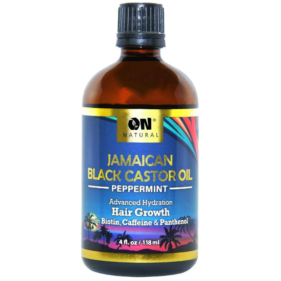 On Natural Jamaican Black Castor Oil Peppermint 4 Oz by ON Natural