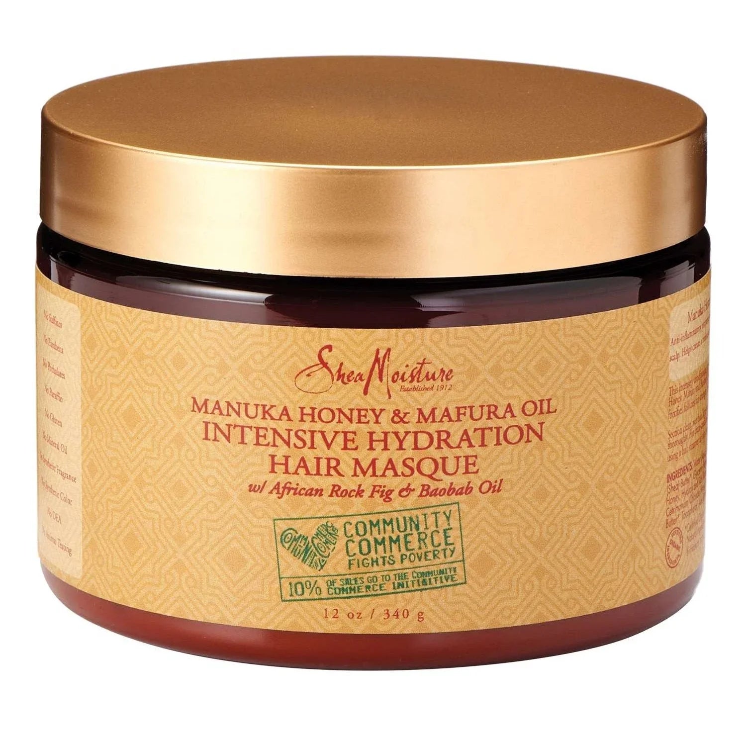 Shea Moisture Manuka Honey Mafura Oil Hair Masque 11.5 Oz by SheaMoisture