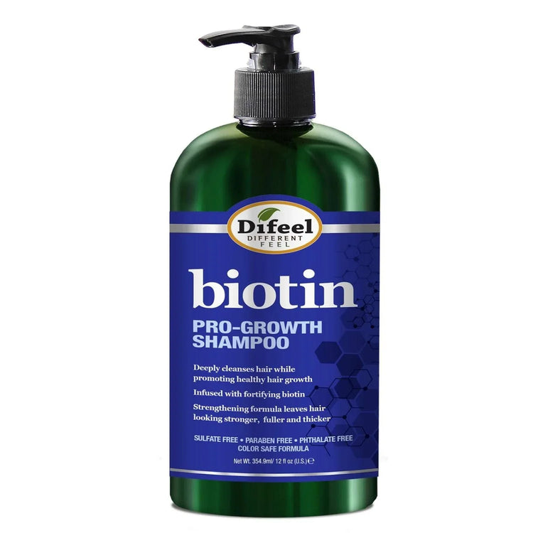 Difeel Biotin Pro-Growth Shampoo 12 Oz by DiFeel