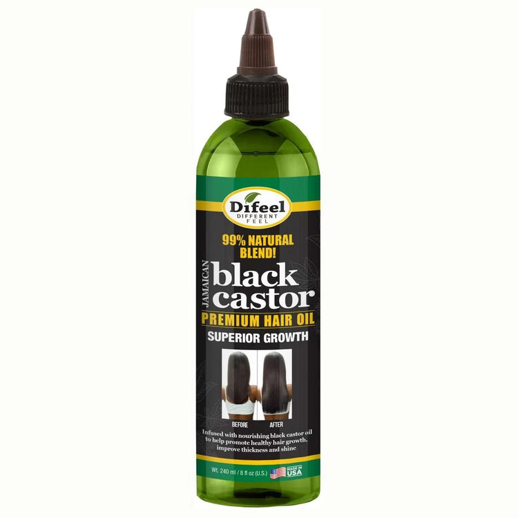 Difeel Sunflower Difeel 99% Natural Premium Hair Oil Jamaican Black Castor 8 Oz by Sunflower