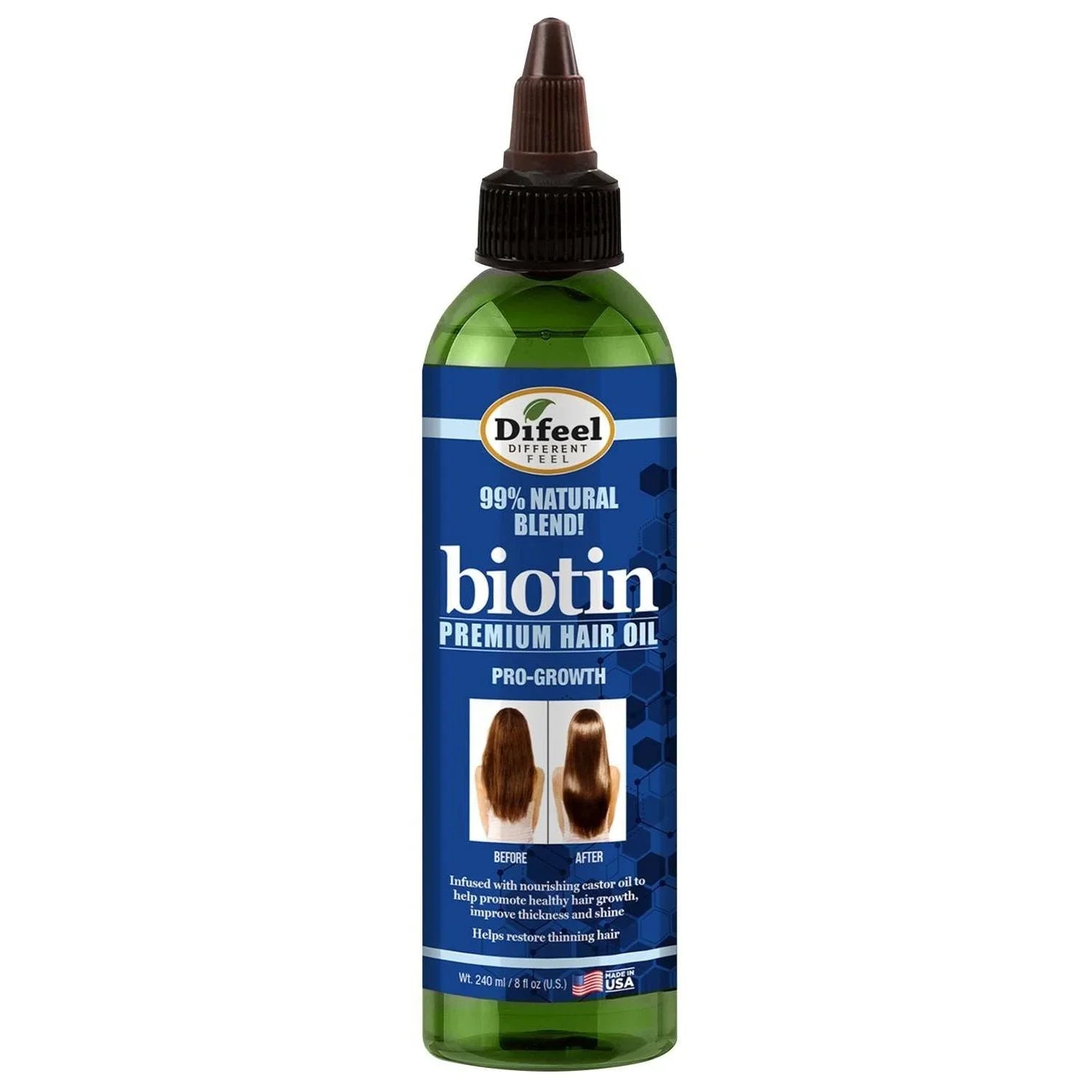 Difeel Sunflower Difeel Premium Hair Oil Biotin Pro-Growth 8 Oz by DiFeel