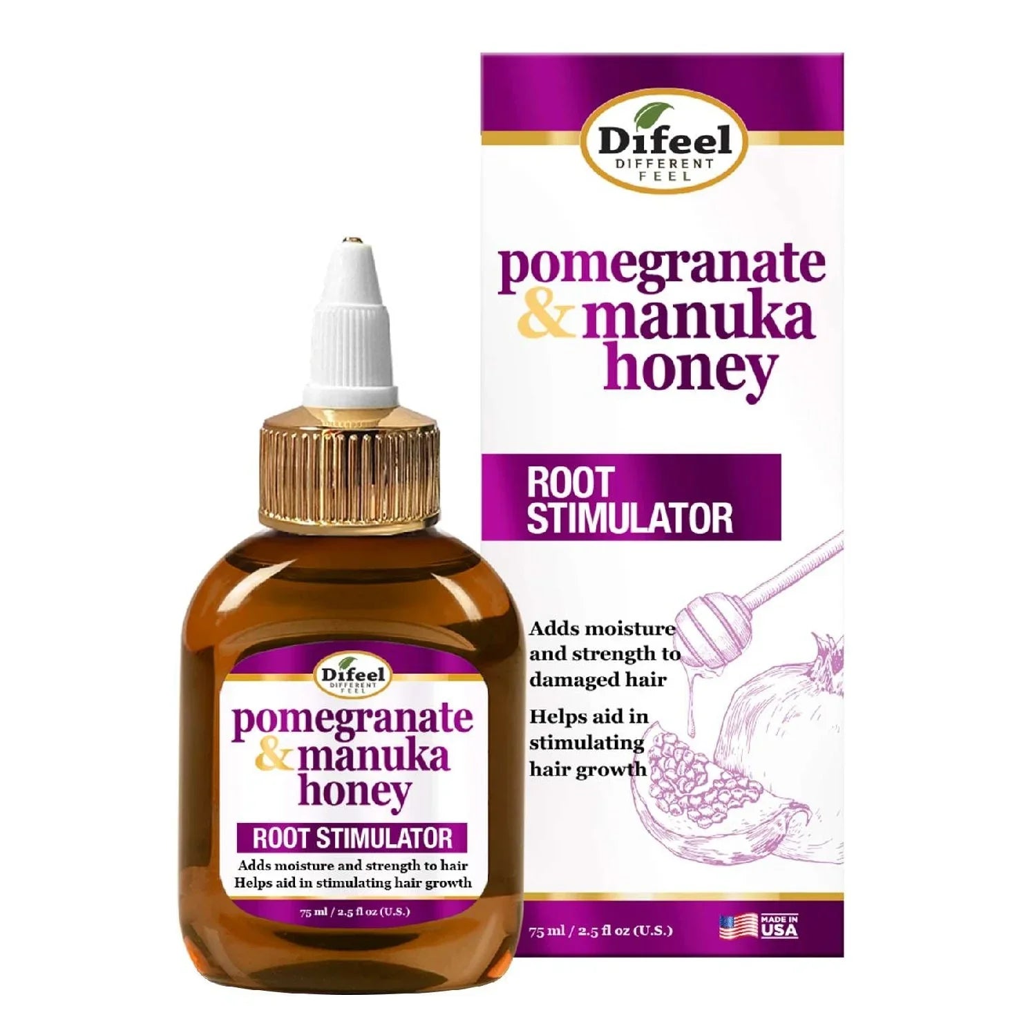 Sunflower Difeel Pomegranate Manuka Honey Root Stimulator by Difeel