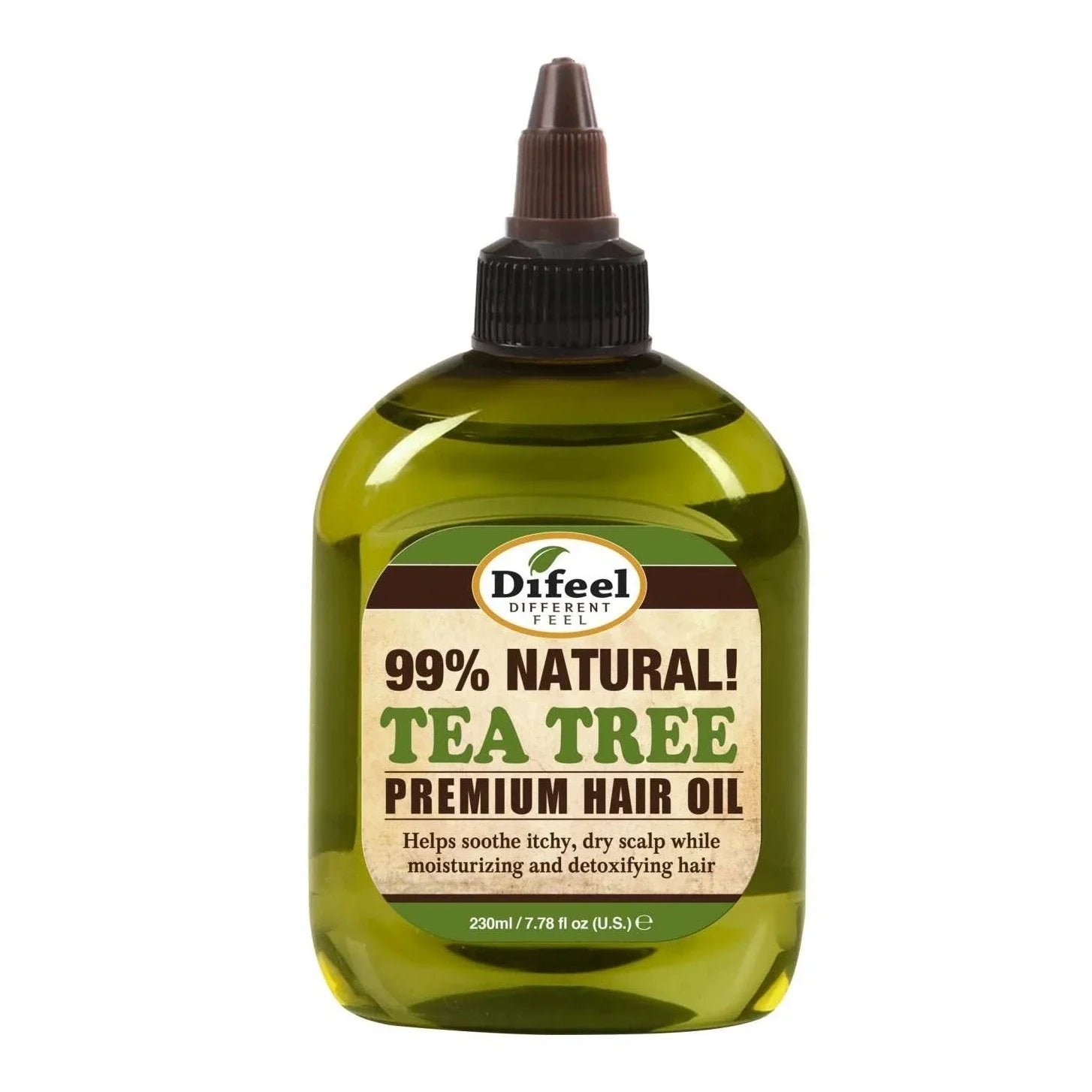 Difeel Sunflower Difeel Premium Natural Hair Oil - Tea Tree Oil 7.78 Oz by DiFeel