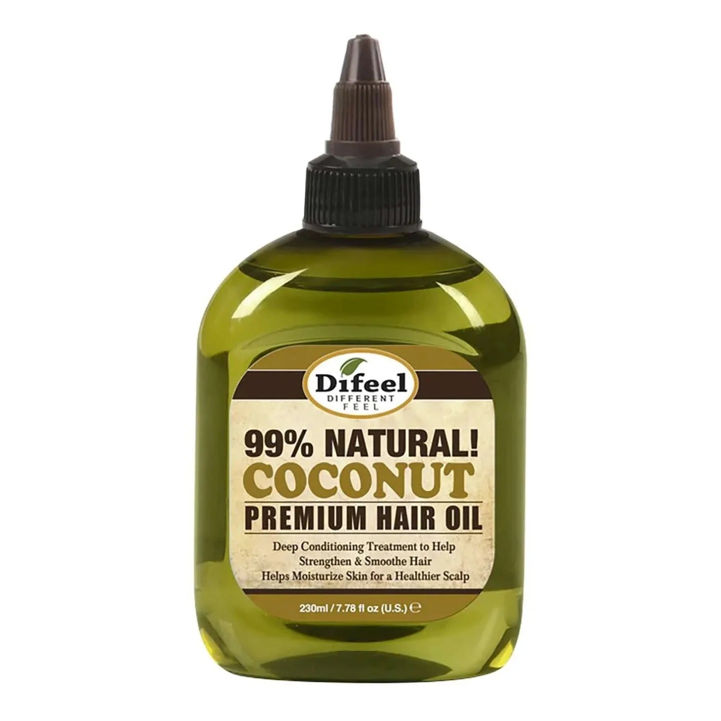 Difeel Sunflower Difeel Premium Natural Hair Oil - Coconut Oil 7.78 Oz by DiFeel