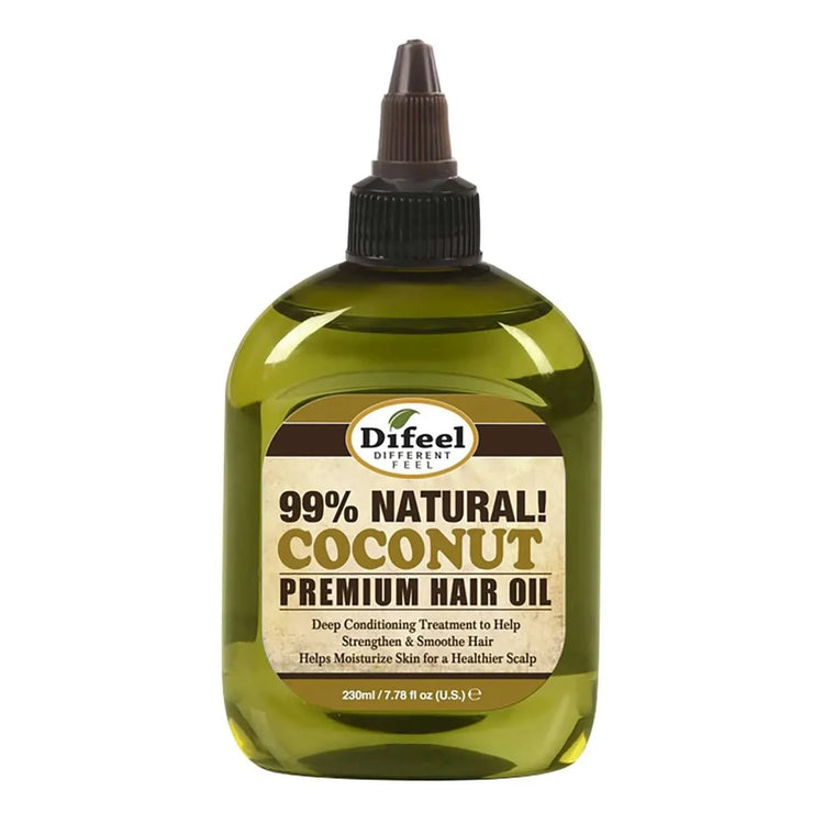 Difeel Sunflower Difeel Premium Natural Hair Oil - Coconut Oil 7.78 Oz by DiFeel