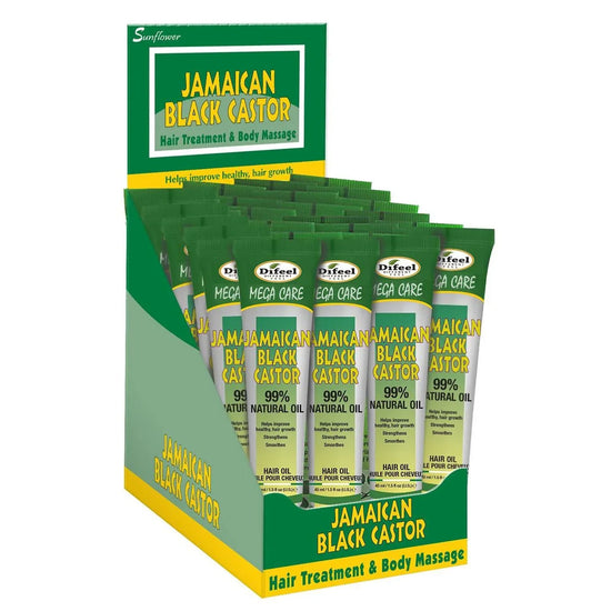 Difeel Mega Care Hair Oil Jamaican Black Castor 1.5 Oz by DiFeel