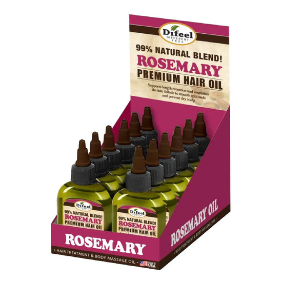 Difeel Rosemary Premium Natural Hair Oil Sunflower Blend