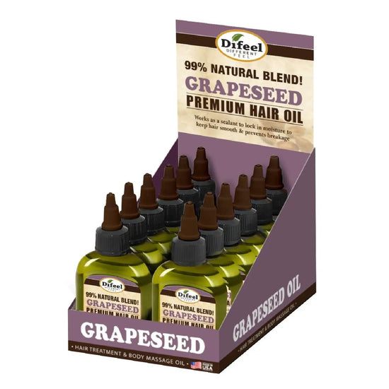 Sunflower Difeel Grapeseed Premium Natural Hair Oil