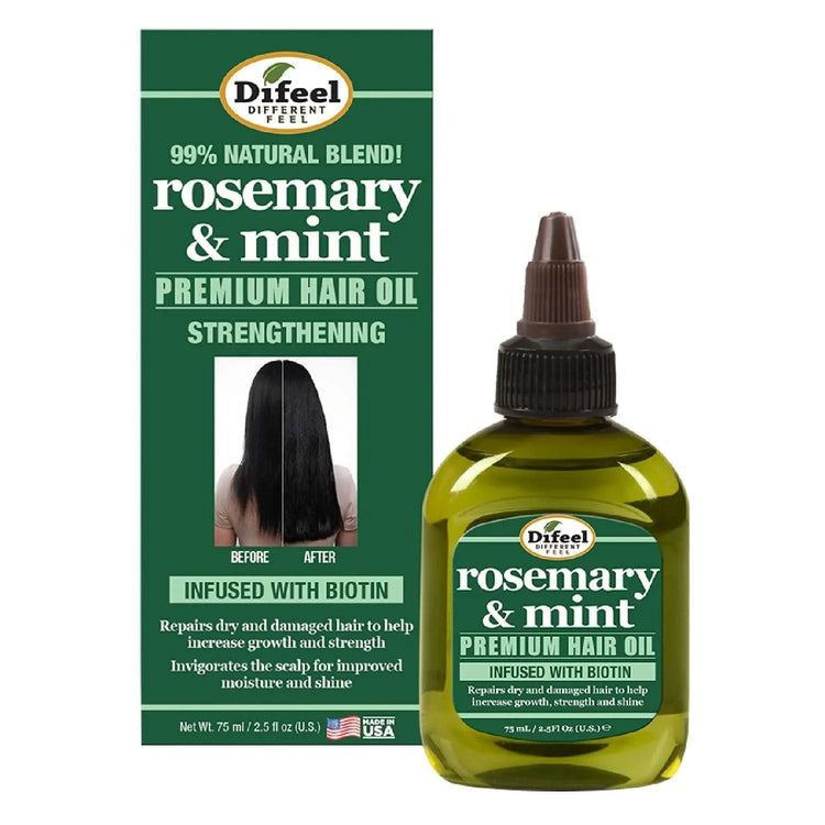 Difeel Sunflower Difeel Rosemary Mint Strengthening Hair Oil 2.5 Oz by Sunflower