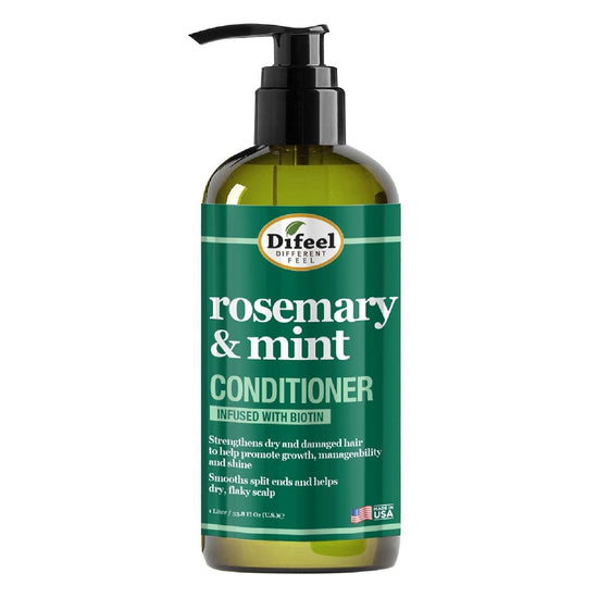 Difeel Rosemary & Mint strengthening conditioner bottle with black pump