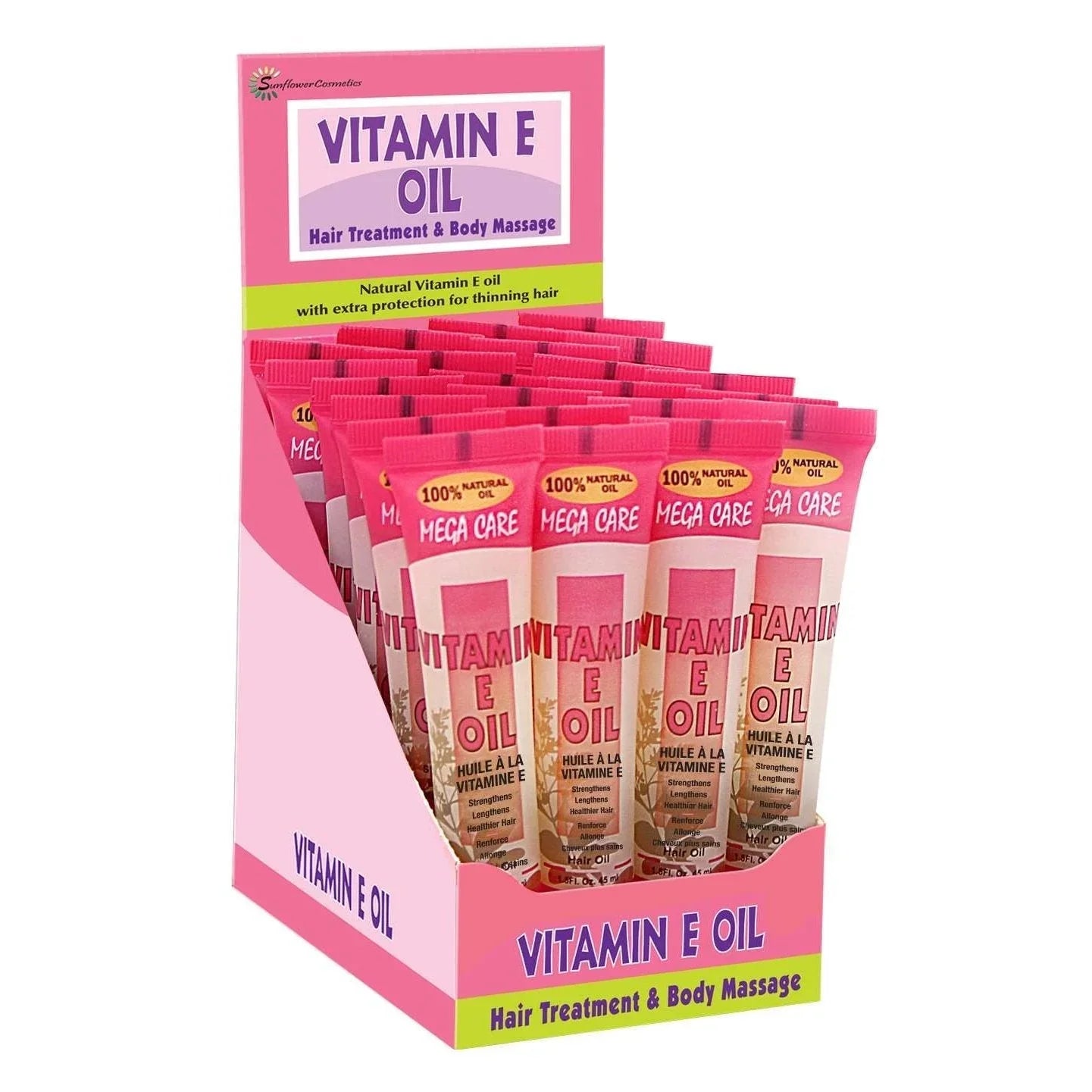 Difeel Mega Care Hair Oil Vitamin E 1.5 Oz by DiFeel