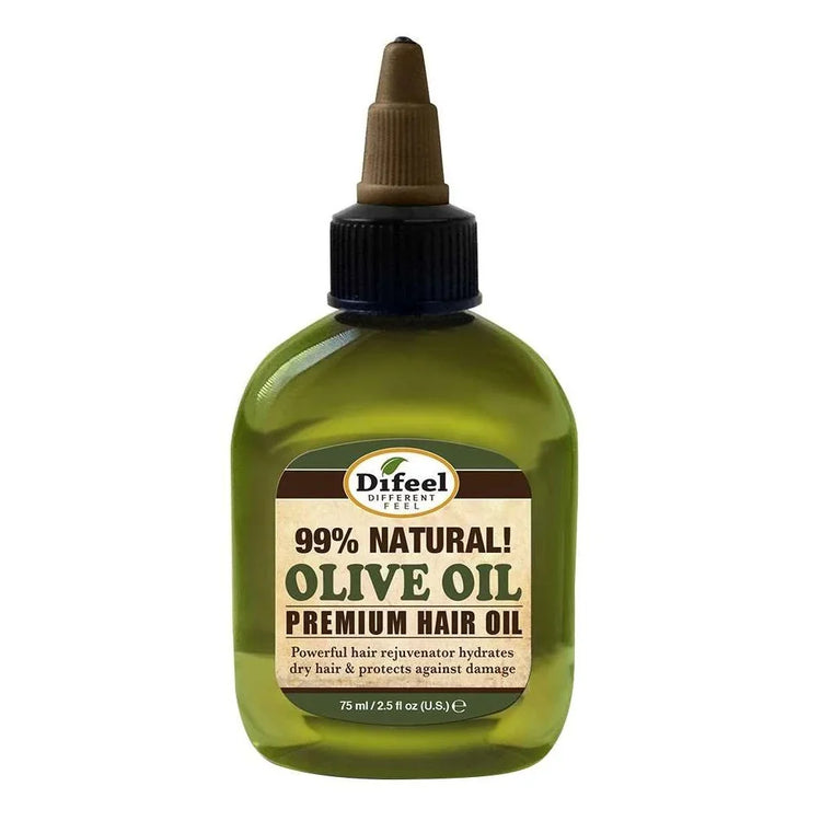 Difeel Premium Natural Hair Oil Olive 2.5 Oz by DiFeel