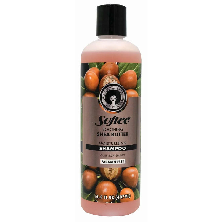 Softee Soothing Shea Butter Moisturizing Shampoo Curl Softening by Softee