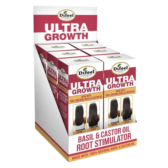 Sunflower Difeel Ultra Growth Basil-Castor Leave-In Root Stiml 2.5 Oz by Sunflower
