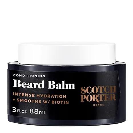 Scotch Porter Conditioning Beard Balm 3 Oz Biotin Formula