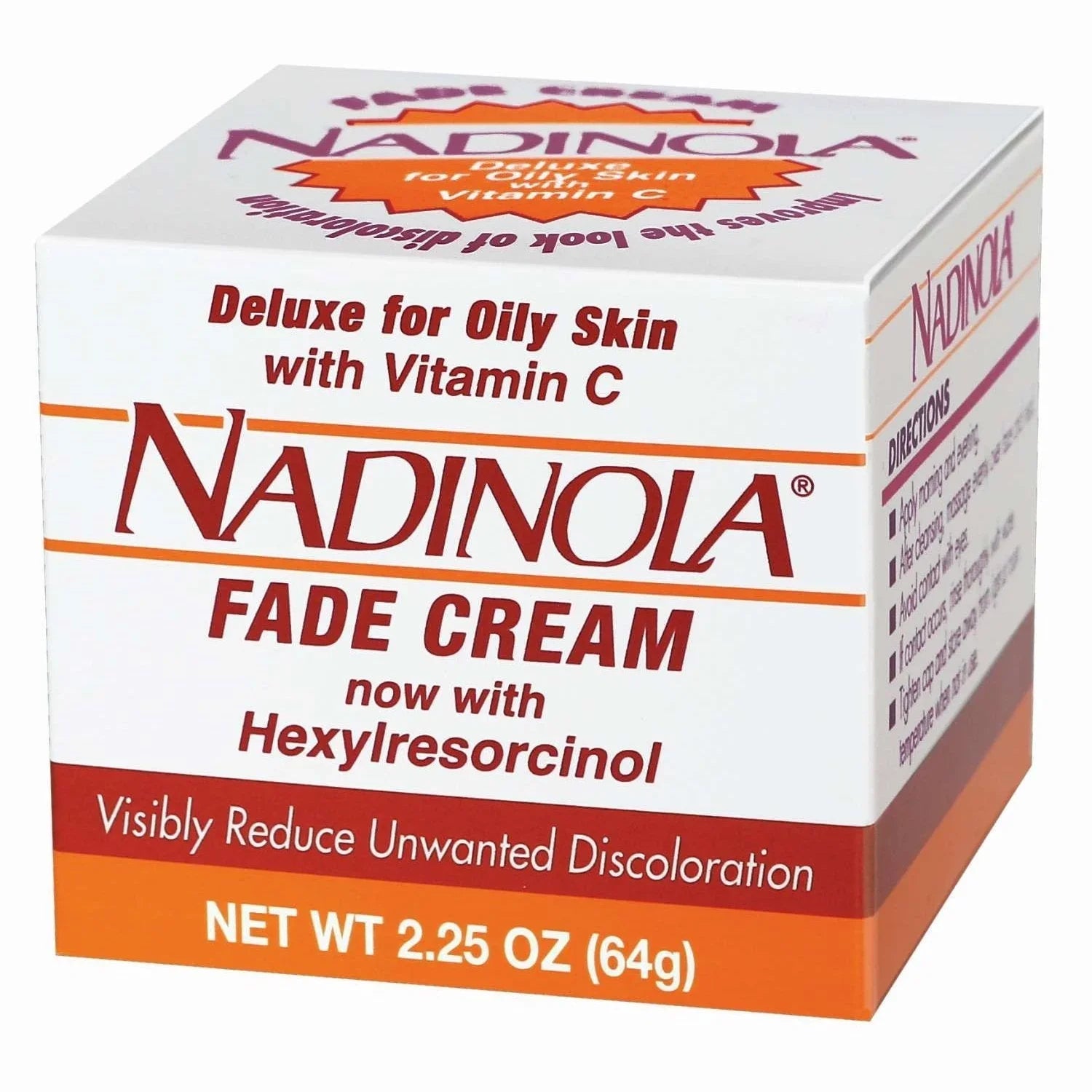 Nadinola Fade Cream Oily 2.25 Oz by Nadinola