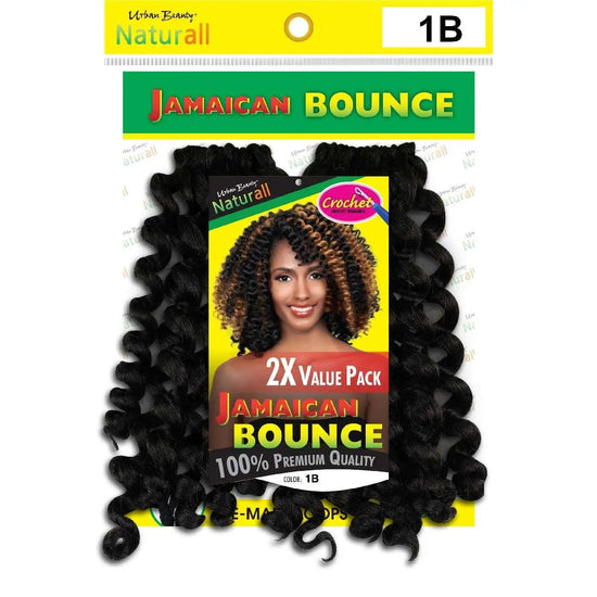 Jamaican Bounce 2X Value Pack Synthetic Braiding Hair 1B