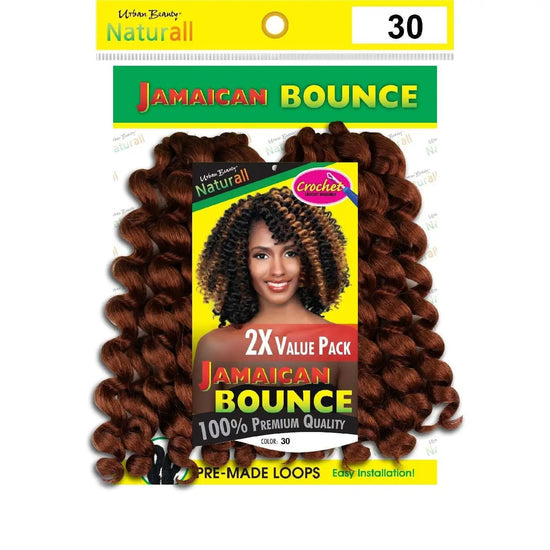 Jamaican Bounce Synthetic Braiding Hair Color 30 2X Pack