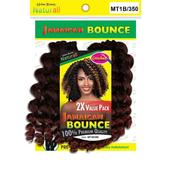 Jamaican Bounce Synthetic Braiding Hair MT1B350 2X Pack