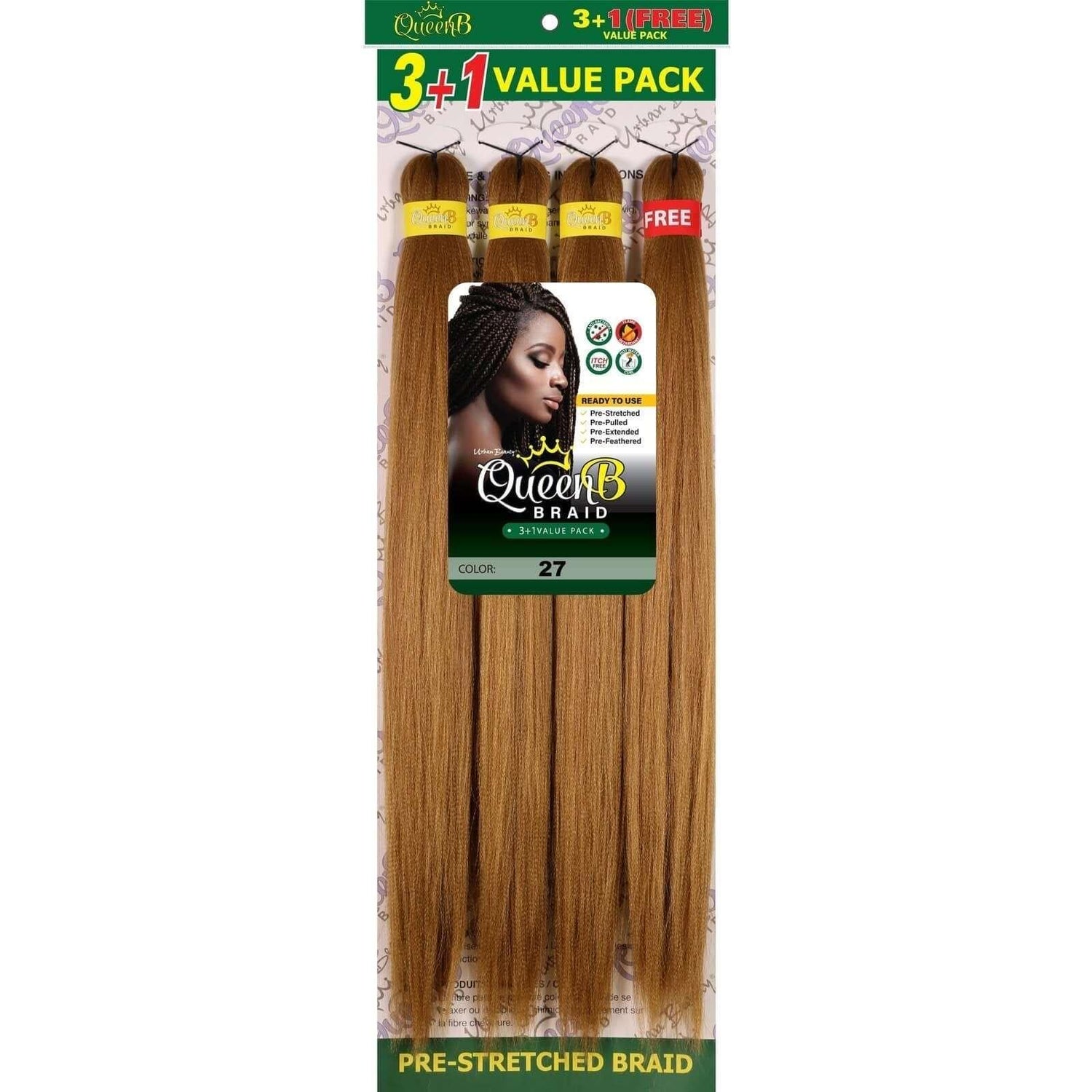 Queen B Pre-Stretched Value Pack by URBAN BEAUTY