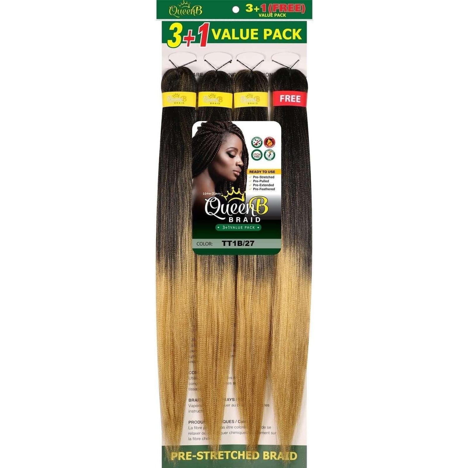Queen B Pre-Stretched Value Pack by URBAN BEAUTY