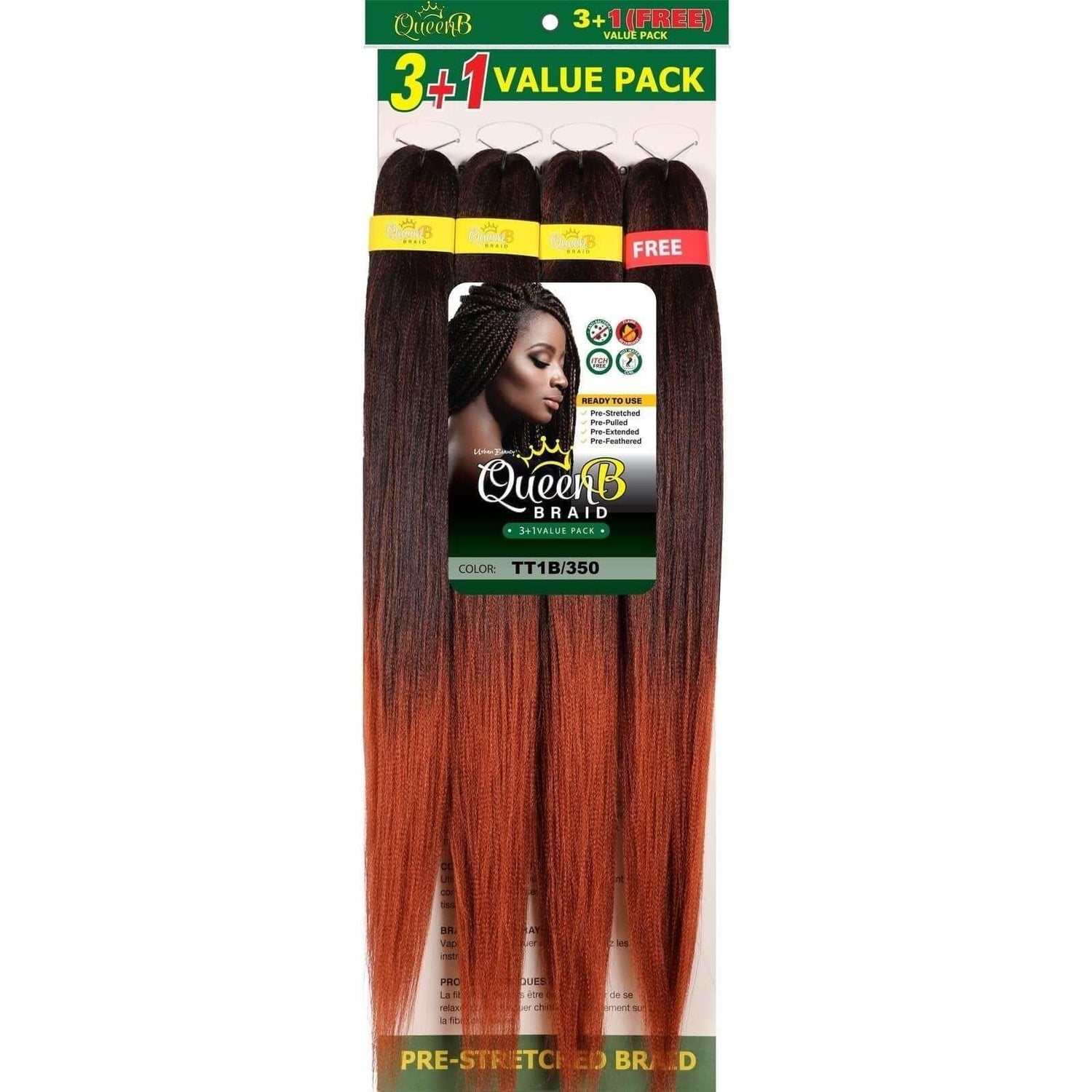 Queen B Pre-Stretched Value Pack by URBAN BEAUTY