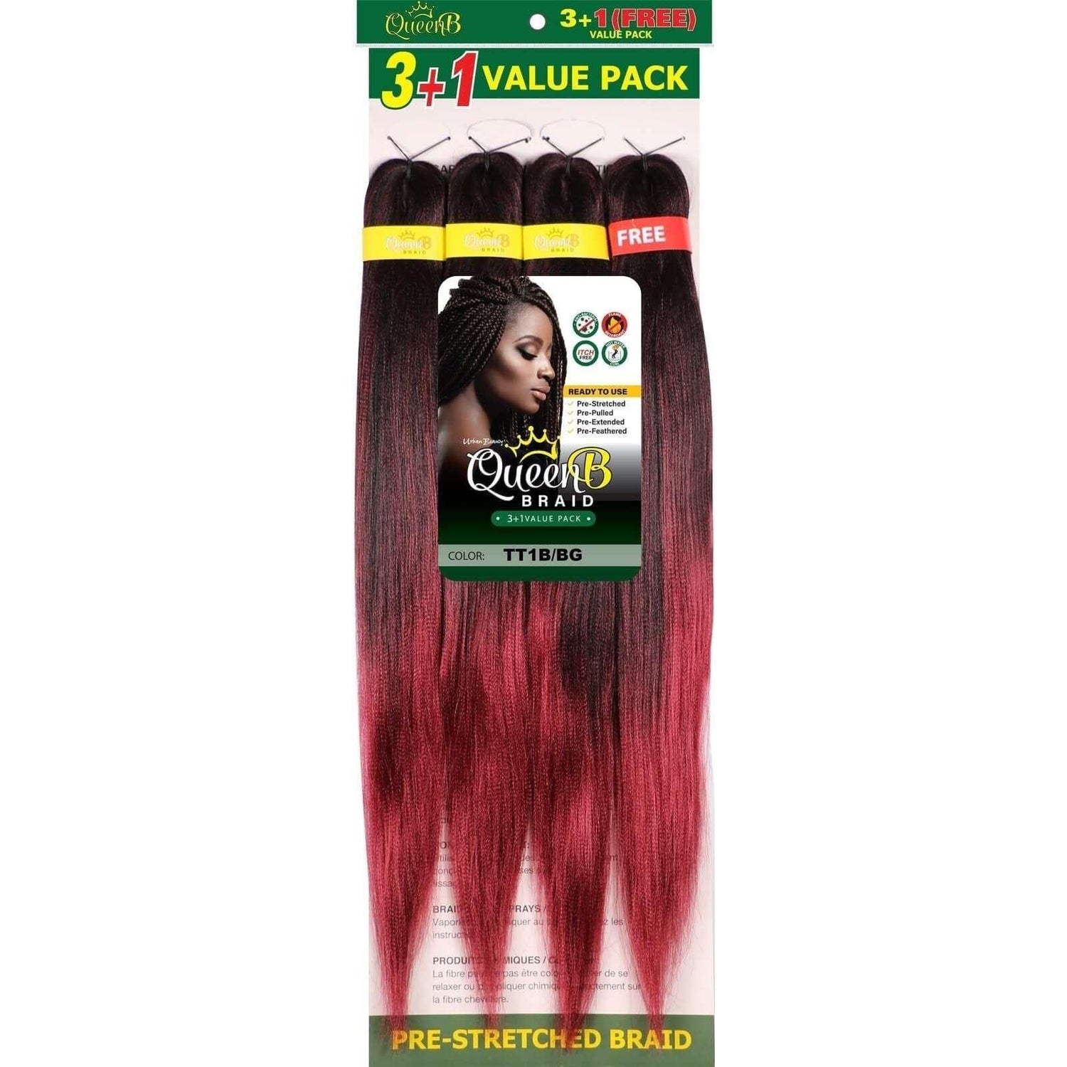 Queen B Pre-Stretched Value Pack by URBAN BEAUTY