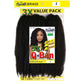 3X Queen B Q Ban Twist Synthetic Hair Braids Color 2