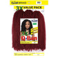 Synthetic Queen B 3X Q Ban Twist Braid Burgundy 16 Inch