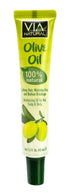 Olive oil moisturizing treatment squeeze tube, green VIA Natural branding, 1.5 oz