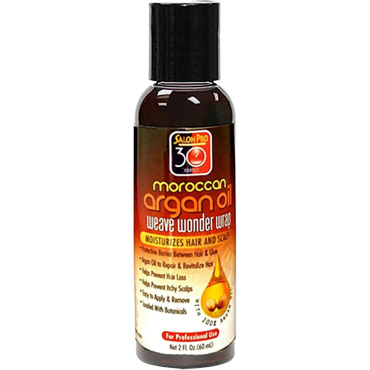 Salon Pro Weave Wond Wrap Argan Oil-Black 2 Oz by Salon Pro