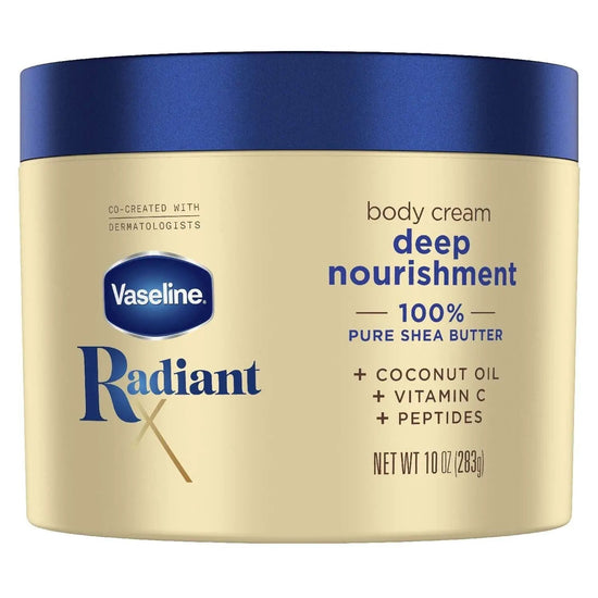Vaseline Radiant Body Cream Deep Nourishment With Shea