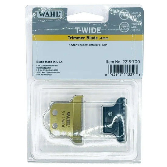 Wahl Blade 5 Star Cordless Detailer Li Gold T-Wide by Wahl