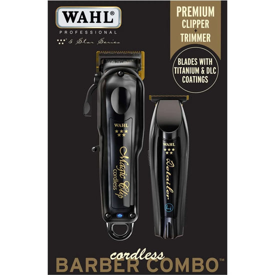 Wahl 5-Star Cordless Combo Cordless Magic Clip And Cordless Detailer Li by Wahl