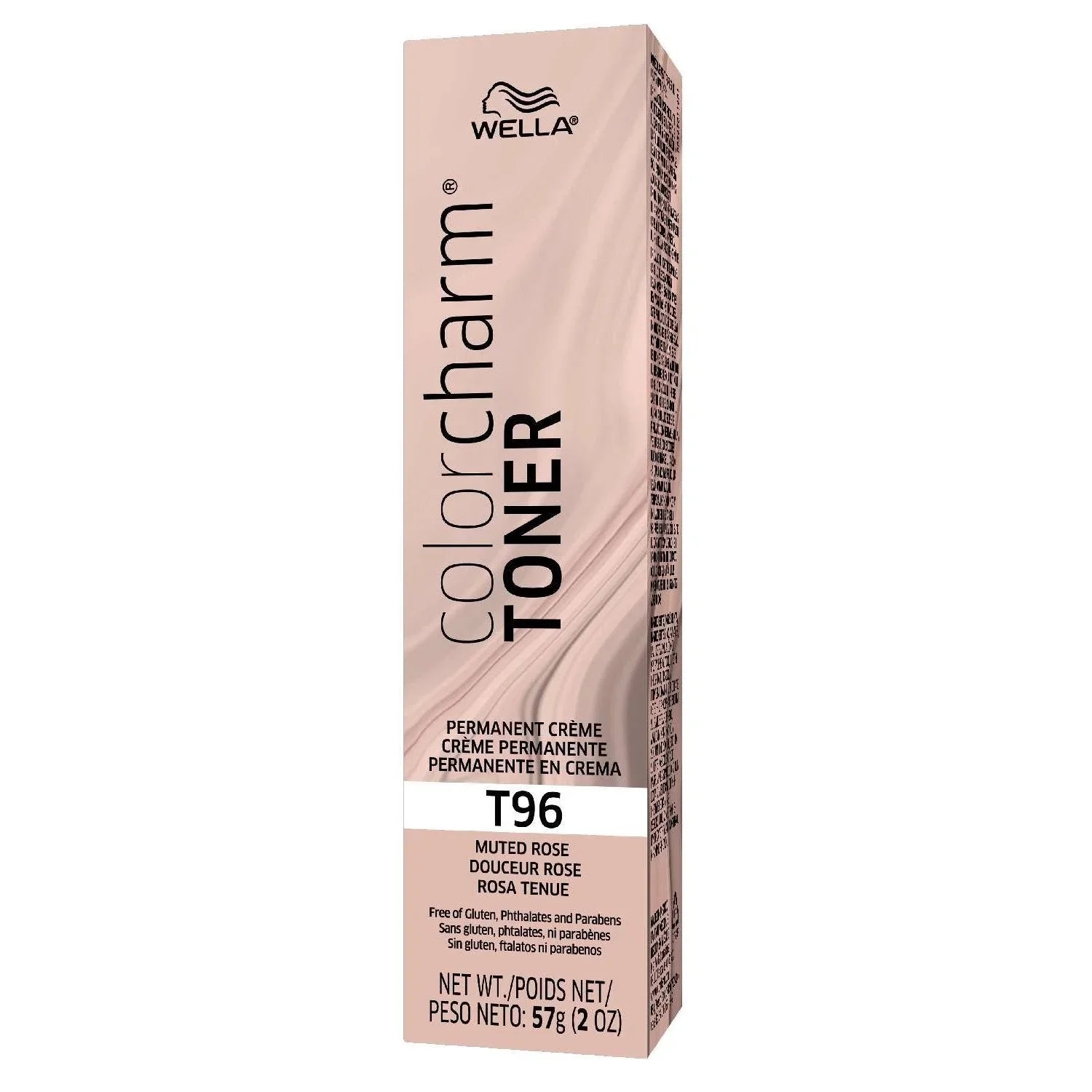 Wella Color Charm Permanent Crme Toner T96 Muted Rose 2.0 Oz by Wella
