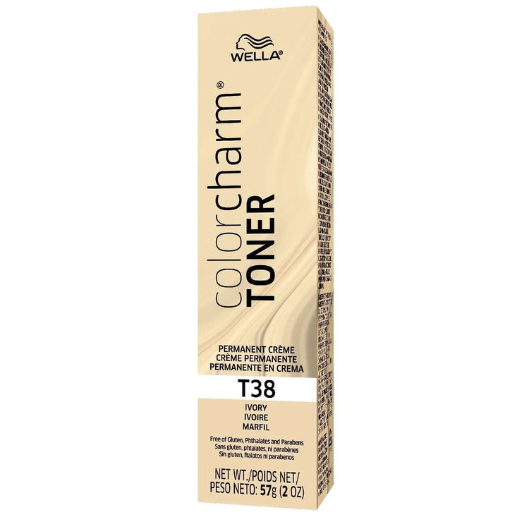 Wella Color Charm Permanent Crme Toner T38 Ivory 2.0 Oz by Wella