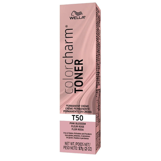 Wella Color Charm Permanent Crme Toner T50 Pink Blossom 2.0 Oz by Wella