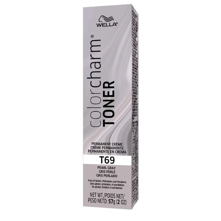 Wella Color Charm Permanent Crme Toner T69 Pearl Gray 2.0 Oz by Wella