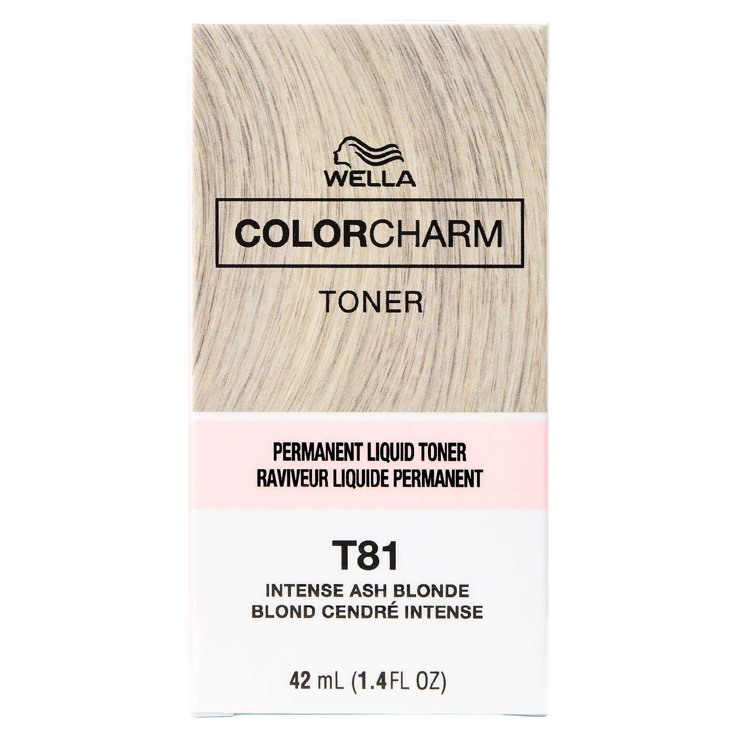 Wella Color Charm Liquid Toner T81 [Intense Ash Blonde] by Wella