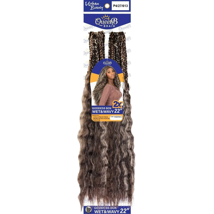 Queen B Goddess Box Braids Wet & Wavy - 22" by Queen B