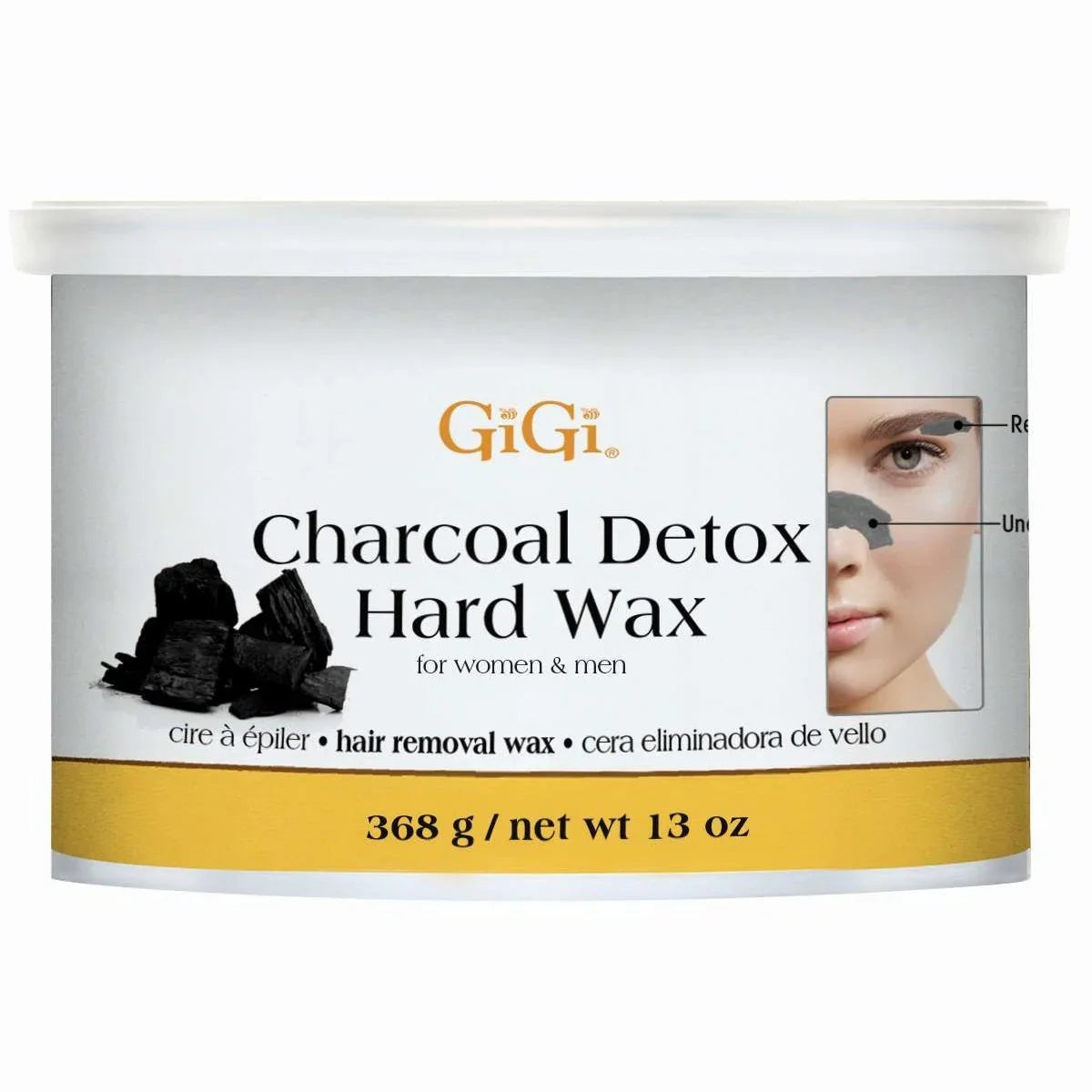 Gigi Charcoal Detoc Hard Wax by Gigi