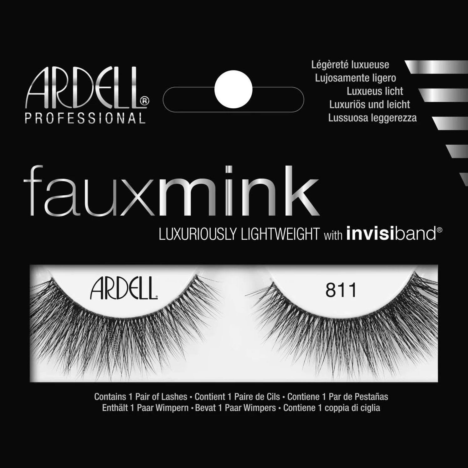 Ardell Faux Mink Luxuriously Lightweight With Invisiband 811 by ARDELL