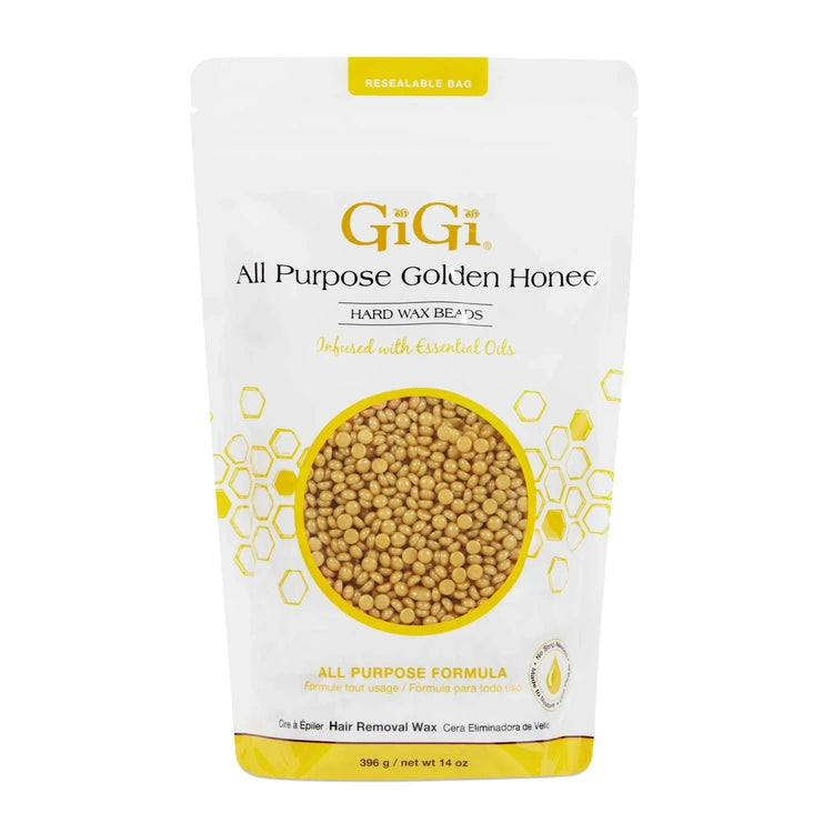 Gigi All Purpose Golden Honee Wax Beads 14Oz by Gigi