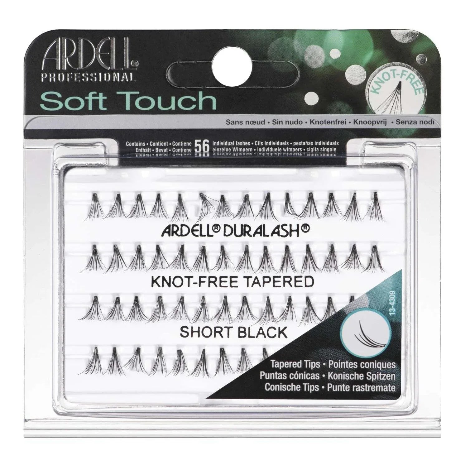 Ardell Soft Touch Knot-Free Tapered Individuals - Short Black by ARDELL