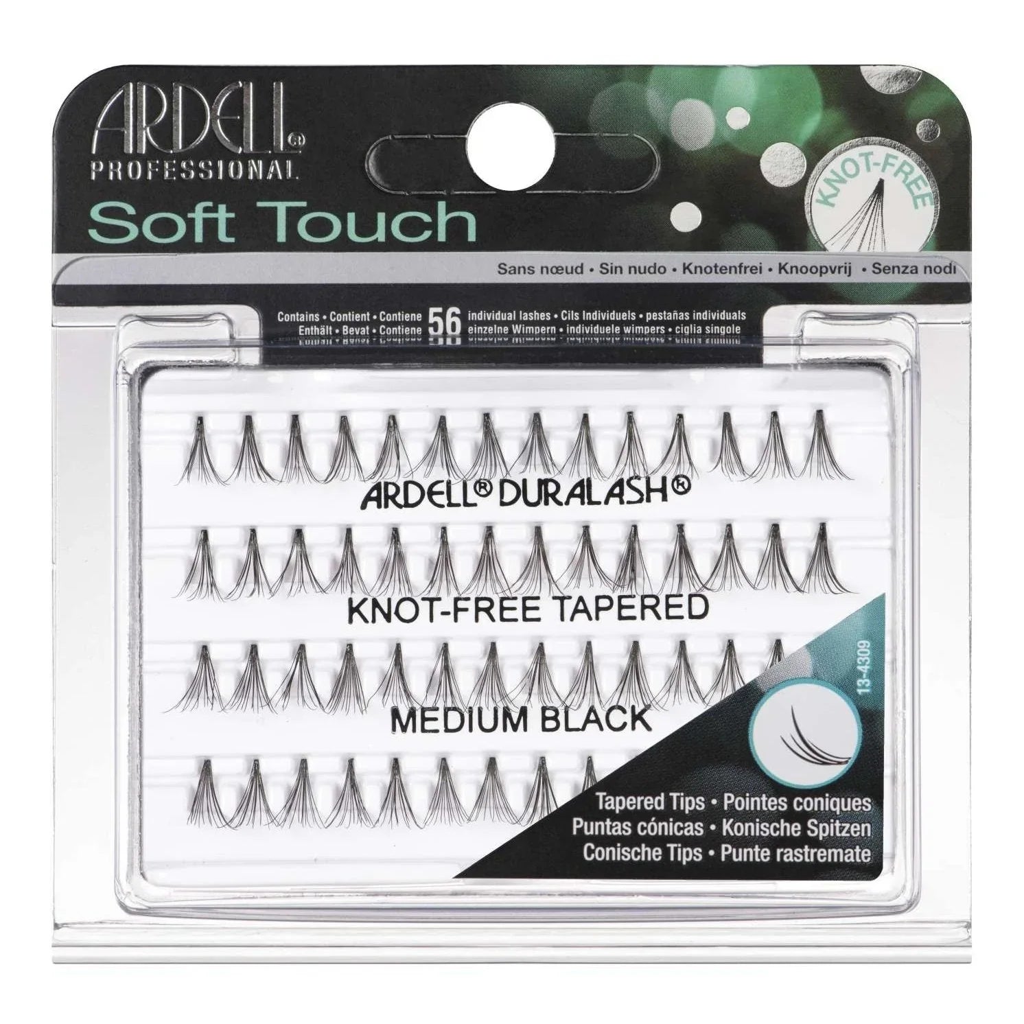 Ardell Soft Touch Knot-Free Tapered Individuals - Medium Black by ARDELL