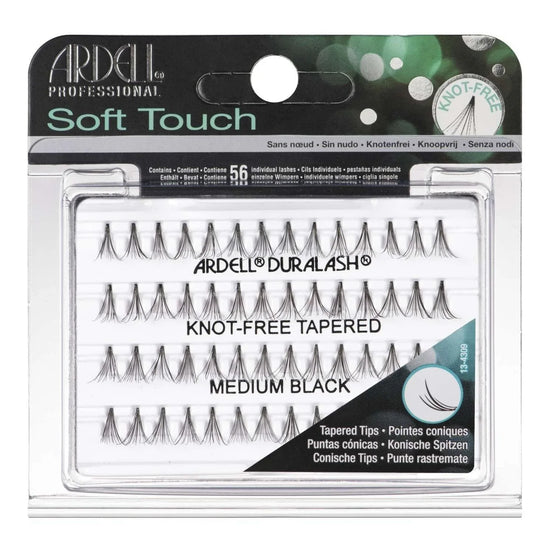Ardell Soft Touch Knot-Free Tapered Individuals - Medium Black by ARDELL